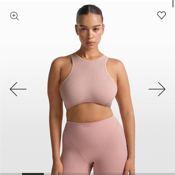 Nike x Skims Ribbed Seamless racer front bra in Himalayan NWT